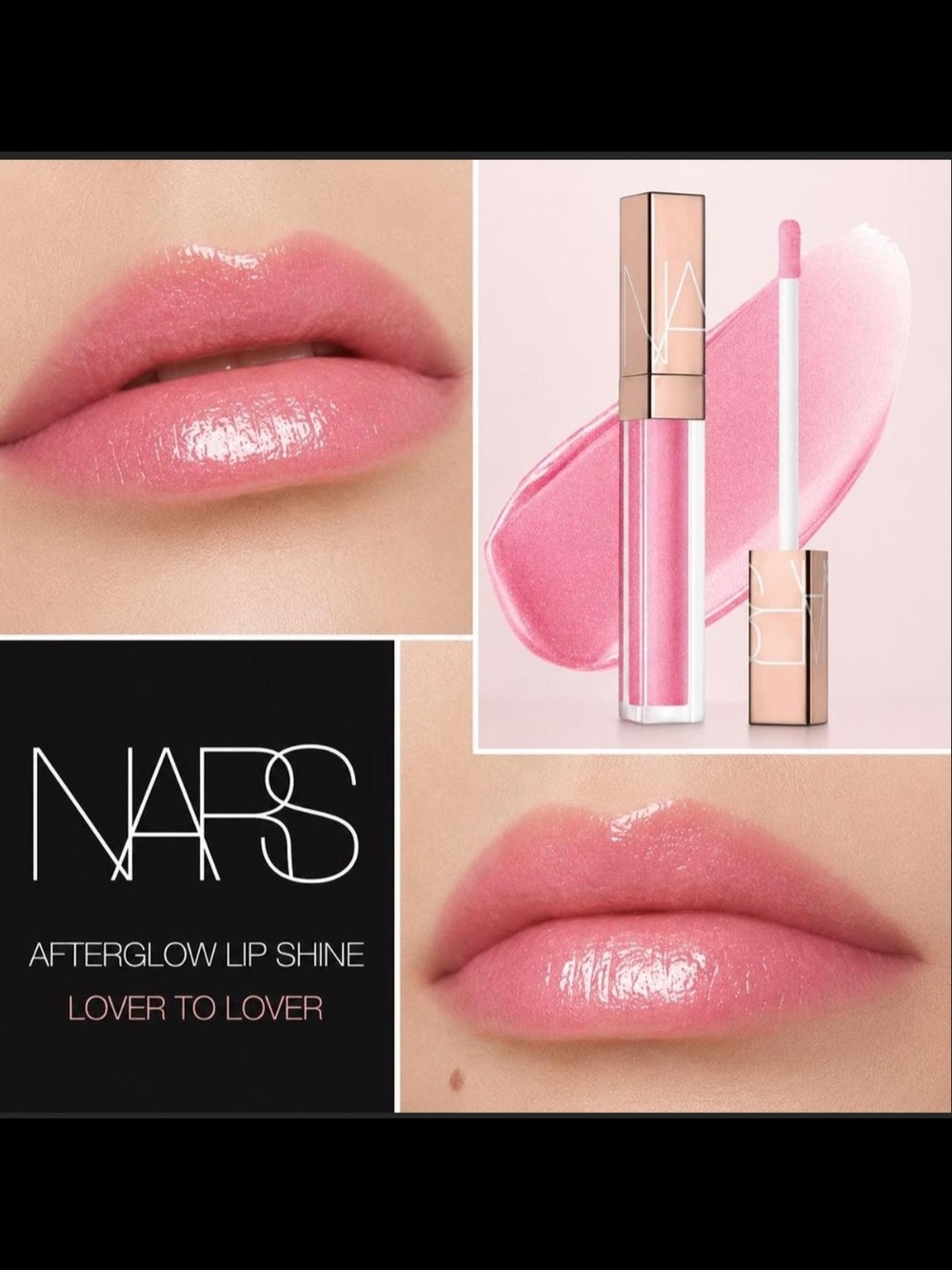 NARS Afterglow Lip Shine Gloss — Lover to Lover Pink